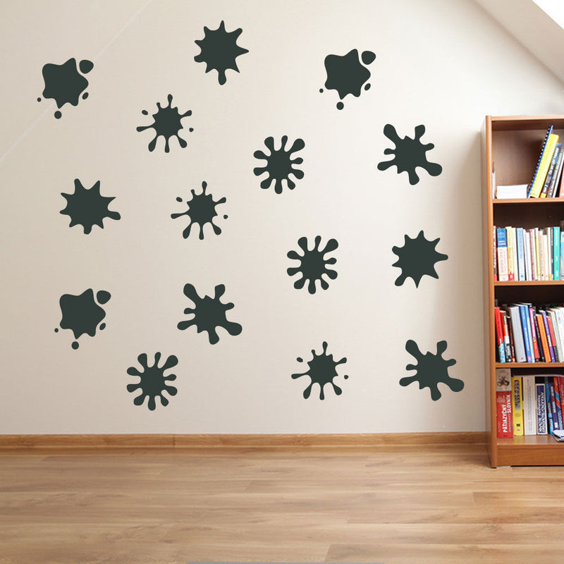 Paint Blobs Wall Stickers Colorful A26