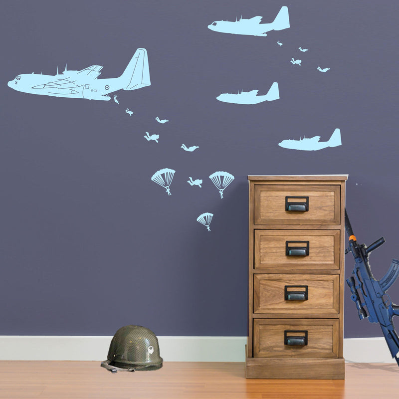 Military Air Assault Wall Stickers A17