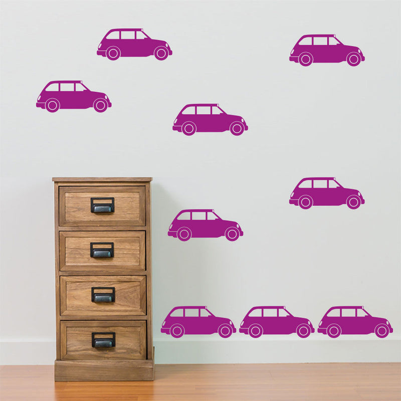 London Taxi Old Style Transport Pack 9 Children Street Wall Stickers Decals B9