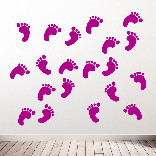 Footprint Wall Stickers A62