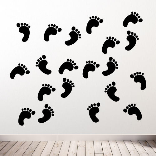 Footprint Wall Stickers A62