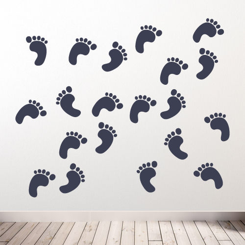 Footprint Wall Stickers A62