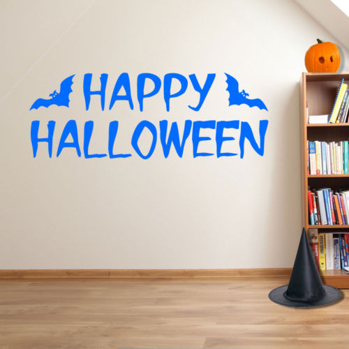 Happy Halloween Spooky Party Creepy Window and Wall Stickers Decorations A114